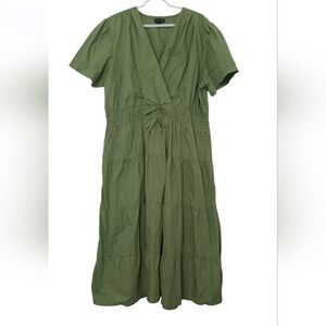 Meadow Rhodes Gree Midi Dress Women's Size 3X